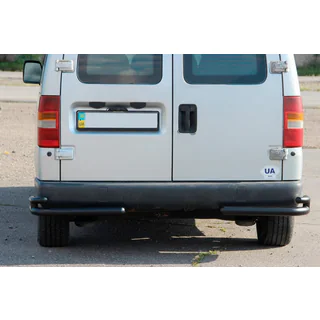 Rear Double Corner Bars AK003 Double Black (Stainless Steel) photo 1