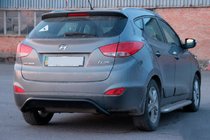 Hyundai IX-35 2010-2015 Rear Guard AK007 Black (Stainless Steel) photo 2