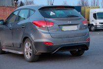 Hyundai IX-35 2010-2015 Rear Guard AK007 Black (Stainless Steel) photo 3