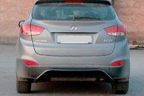 Hyundai IX-35 2010-2015 Rear Guard AK007 Black (Stainless Steel) photo 1