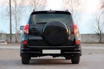 Toyota Rav 4 2006-2013 Rear Corner Bars AK003-double Black (2 pcs, stainless steel) photo 1