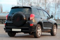 Toyota Rav 4 2006-2013 Rear Corner Bars AK003-double Black (2 pcs, stainless steel) photo 3