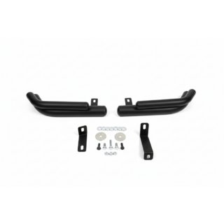 Rear Double Corner Bars AK003 Double Black (Stainless Steel) Hyundai Santa Fe 2 2006-2012 photo 3