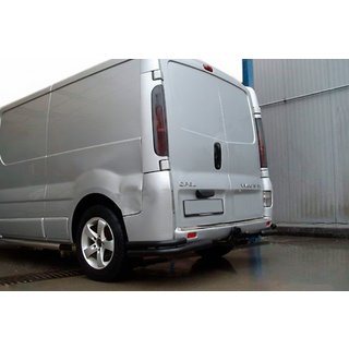 Rear Corner Bars AK003-Double Black (Stainless Steel) Opel Vivaro 2001–2015 photo 2