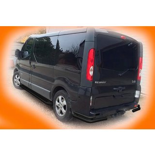 Rear Corner Bars AK003-Double Black (Stainless Steel) Opel Vivaro 2001–2015 photo 3