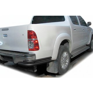 Rear Corner Bars AK003-Double Black (Stainless Steel) Toyota Hilux 2006-2015