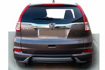 Honda CRV 2017-2022 Rear Bar AK007 Black (2016-2019, Stainless Steel) photo 1