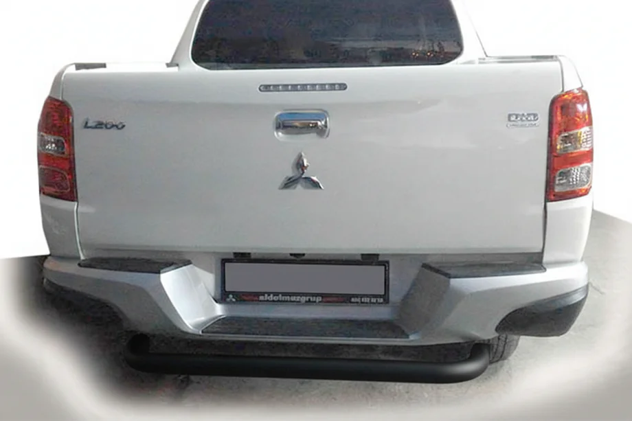 Mitsubishi L200 2015-2024 Rear Guard AK007 Black (Stainless Steel) Image