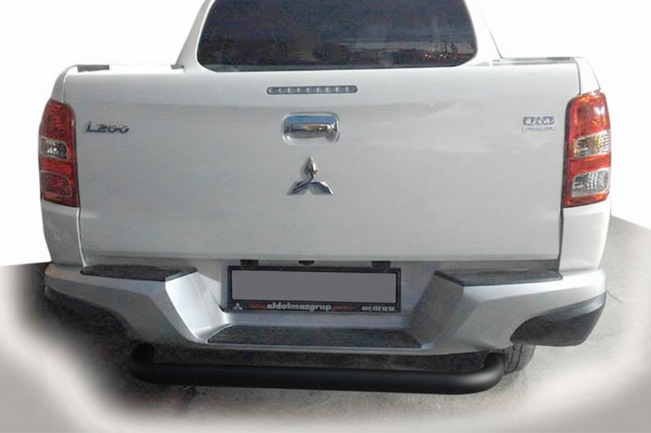 Fiat Fullback 2016- Rear Guard AK007 Black (Stainless Steel) Image