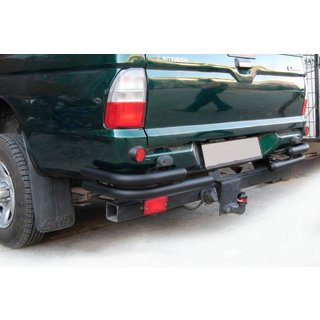 Rear Corner Bars AK003-Double Black (2 pcs, stainless steel) Mitsubishi L200 1996-2006