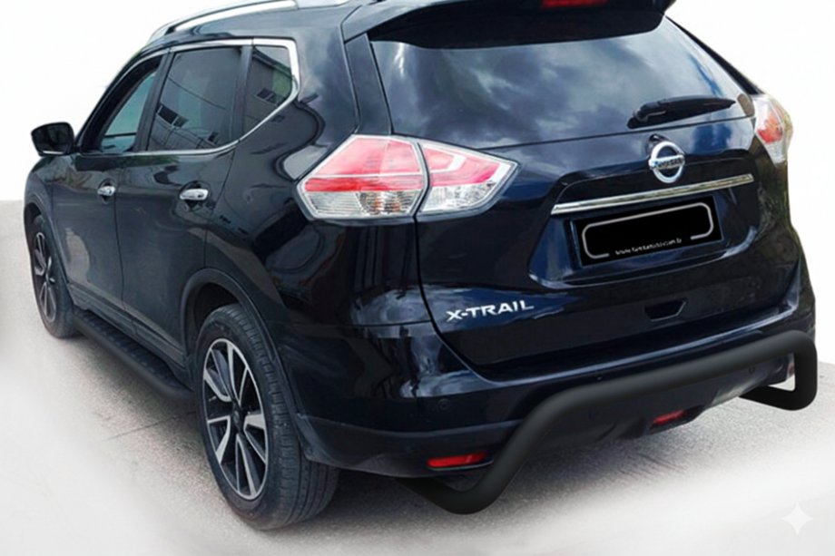 Nissan X-trail T32/Rogue 2014-2021 Rear Guard AK007 Black (Stainless Steel) Image