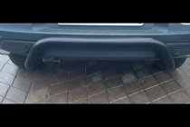 Renault Kadjar 2015-2022 Rear Guard AK007 Black (Stainless Steel) photo 2