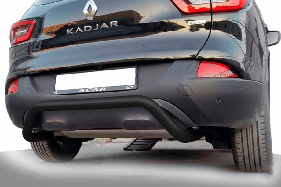 Renault Kadjar 2015-2022 Rear Guard AK007 Black (Stainless Steel) Image