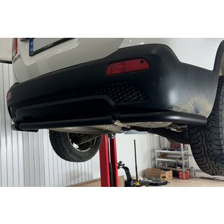 Rear corner bars with center section AK007-3 Black (2 pcs, stainless steel) photo 2