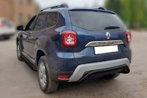 Renault Duster 2018-2024 Rear Guard AK007 Black (Stainless Steel) photo 1