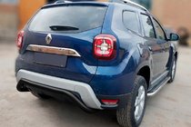 Renault Duster 2018-2024 Rear Guard AK007 Black (Stainless Steel) photo 3
