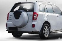 Chery Tiggo 3 2005- Rear Double Corner Bars AK003-double Black (2 pcs, Stainless Steel) photo 1