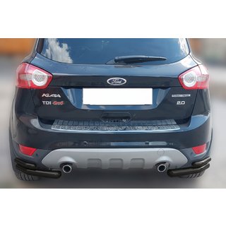 Rear Double Corner Bars AK003-double Black (2 pcs, Stainless Steel) photo 1