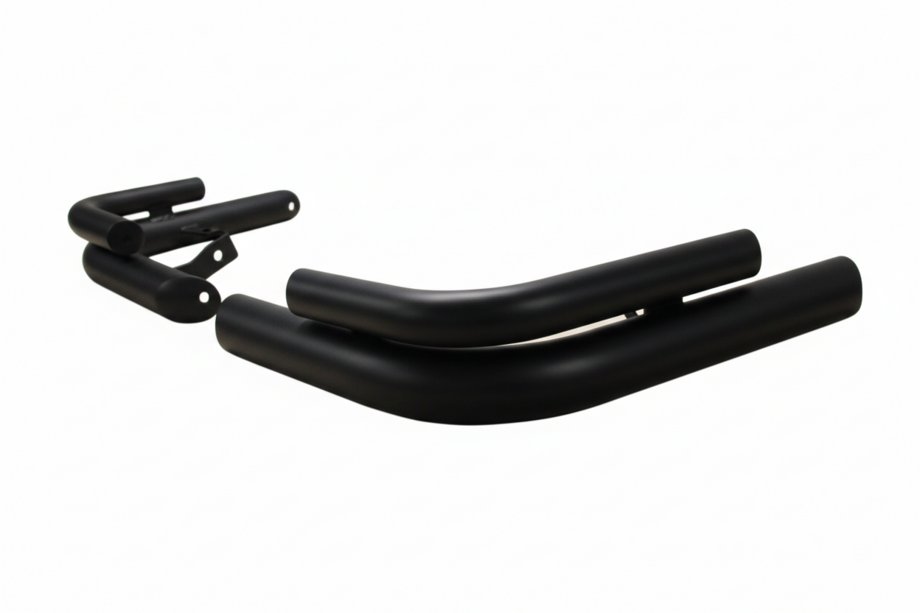 Mercedes Sprinter W901/902/903/904/905 1995–2006 Rear Double Corner Bars AK003-double Black (2 pcs, Stainless Steel) Image