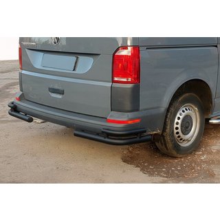 Rear Corner Bars AK003-Double Black (2 pcs, stainless steel) photo 1