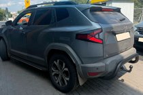 Renault Duster 2024- Rear Guard AK007 Black (Stainless Steel) photo 2