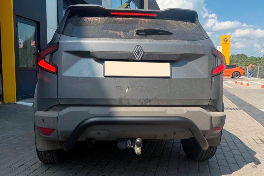Renault Duster 2024- Rear Guard AK007 Black (Stainless Steel) Image
