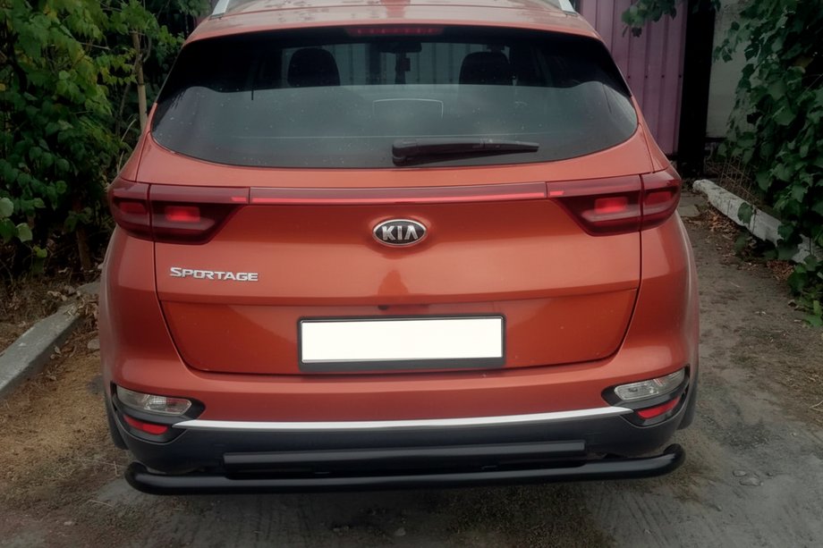 Kia Sportage 2015-2021 Rear Guard AK002-2 Black (Stainless Steel) Photo 2