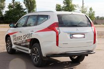 Mitsubishi Pajero Sport 2015- Rear Guard AK005 Black (Stainless Steel) photo 2