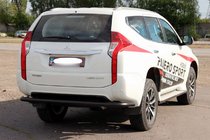 Mitsubishi Pajero Sport 2015- Rear Guard AK005 Black (Stainless Steel) photo 3