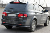 SsangYong Kyron 2005-2014 Rear Bar AK005 Black (Stainless Steel) photo 3