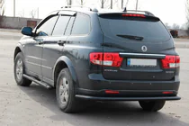 SsangYong Kyron 2005-2014 Rear Bar AK005 Black (Stainless Steel) photo 1