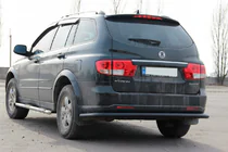 SsangYong Kyron 2005-2014 Rear Bar AK005 Black (Stainless Steel) photo 2