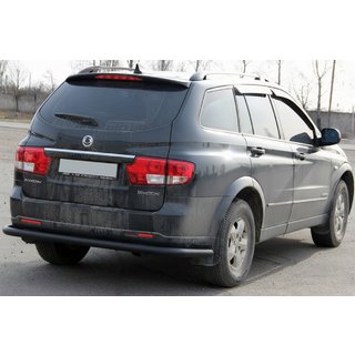 Rear Bar AK005 Black (Stainless Steel) SsangYong Kyron 2005-2014 photo 3