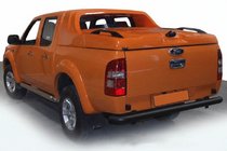 Ford Ranger 2011–2022 Rear Guard AK005 Black (2011-2018, Stainless Steel) photo 5