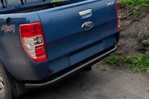 Ford Ranger 2011–2022 Rear Guard AK005 Black (2011-2018, Stainless Steel) photo 1