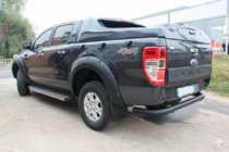 Ford Ranger 2011–2022 Rear Guard AK005 Black (2011-2018, Stainless Steel) photo 3