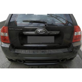 Rear Bar AK005 Black (Stainless Steel) Kia Sportage 2004-2010