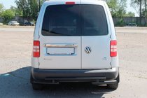 Volkswagen Caddy 2004-2010 Rear Roll Bar AK003-2 Black (2 pcs, Stainless Steel) photo 2