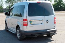 Volkswagen Caddy 2004-2010 Rear Roll Bar AK003-2 Black (2 pcs, Stainless Steel) photo 3