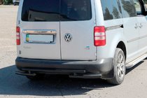 Volkswagen Caddy 2010-2015 Rear Roll Bar AK003-2 Black (2 pcs, Stainless Steel) photo 1