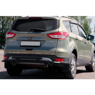 Rear Bar AK002-2 Black (Stainless Steel) Ford Kuga/Escape 2013-2019 photo 3