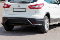 Nissan Qashqai 2014-2021 Rear Bar AK007-Plus Black (Stainless Steel) photo 2