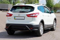 Nissan Qashqai 2014-2021 Rear Bar AK007-Plus Black (Stainless Steel) photo 3