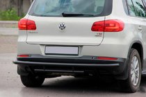 Volkswagen Tiguan 2007-2016 Rear Guard AK002-2 Black (Stainless Steel) photo 1