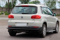 Volkswagen Tiguan 2007-2016 Rear Guard AK002-2 Black (Stainless Steel) photo 3