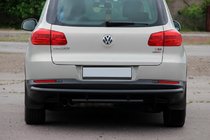 Volkswagen Tiguan 2007-2016 Rear Guard AK002-2 Black (Stainless Steel) photo 2
