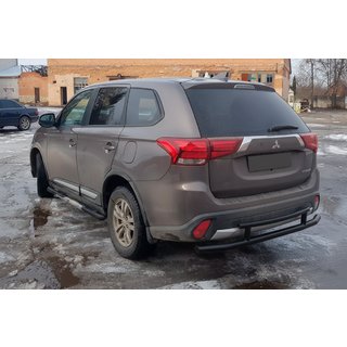 Rear Bar AK004-2 Black (Stainless Steel) photo 1
