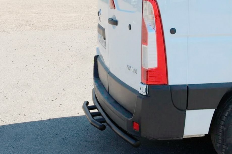 Renault Master 2011-2023 Rear Bar AK008 Black (Stainless Steel) Image