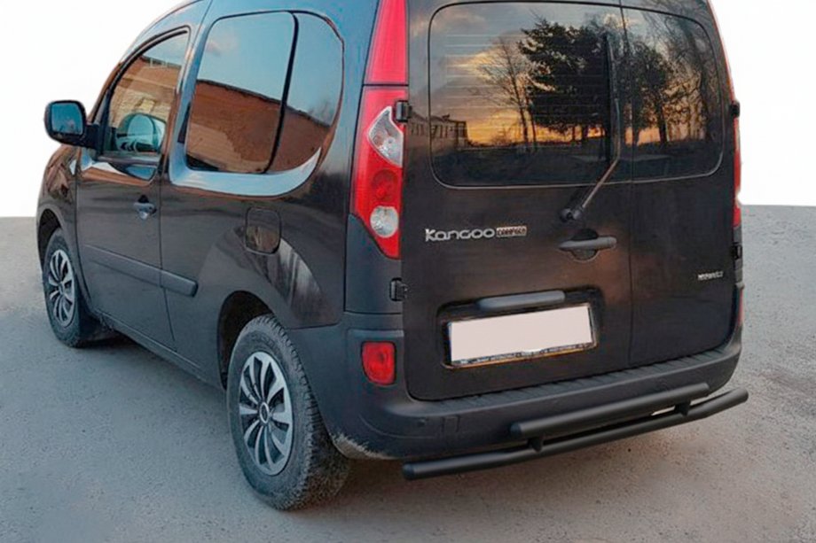Renault Kangoo 2008–2020 Rear Bar AK002-2 Black (Stainless Steel) Image