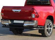 Toyota Hilux 2015- Rear Roll Bar AK005-2 Black (Stainless Steel) photo 3
